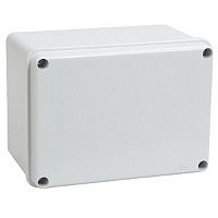 Коробка распределительная IEK ОП 240x195x165мм IP55 серый картинка 